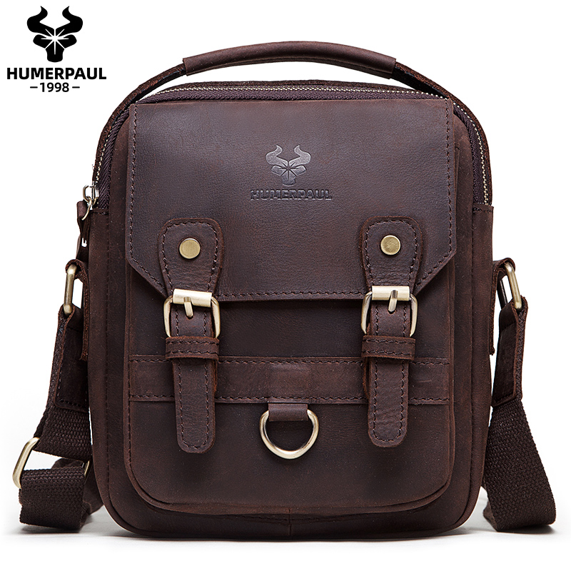 Leather Work Bag Mens - LAREET 남성용 정품 가죽 숄더백 캐주얼