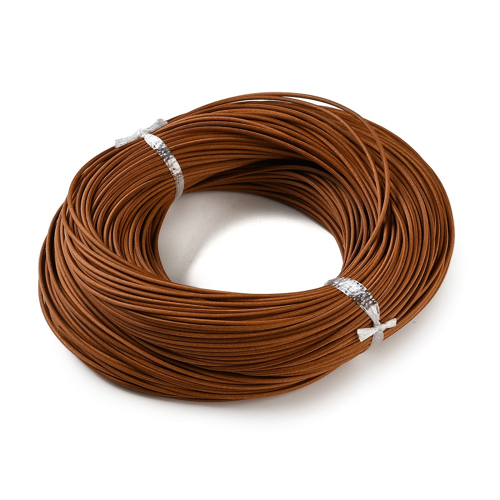Leatherwork Beginner - 100m 1mm/1.5mm/2mm/3mm 소가죽 라운드 가죽끈 DIY