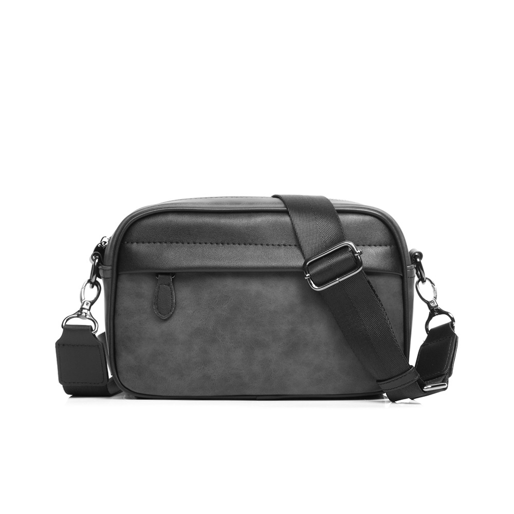 Leather Work Bag Mens - 남성용 클래식 패턴 비즈니스 슬링백, 럭셔리
