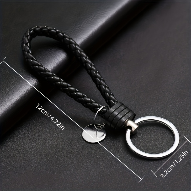 세련된 PU 가죽 땋은 키체인 가방 펜던트 - 남성과  - Leather Work Bag Mens 리뷰 및 가격