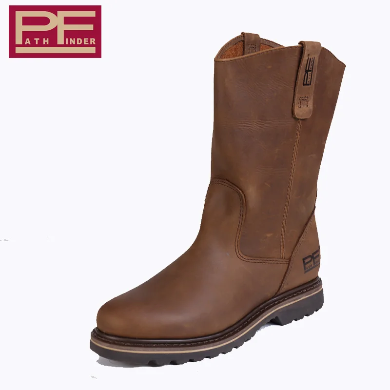Pf 남성용 정품 가죽 Goodyear-Welted 오 - Leather Work Western 리뷰 및 가격