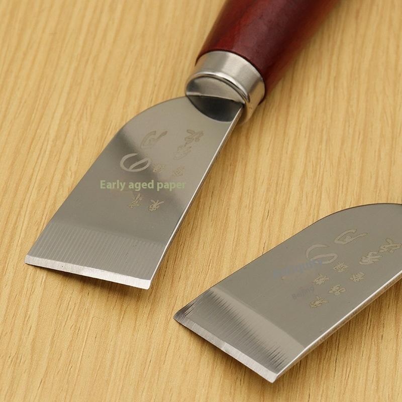 【신제품】가죽 스키빙 나이프 나무 손잡이가 있는 가죽  - Leatherwork Beginner 리뷰 및 가격