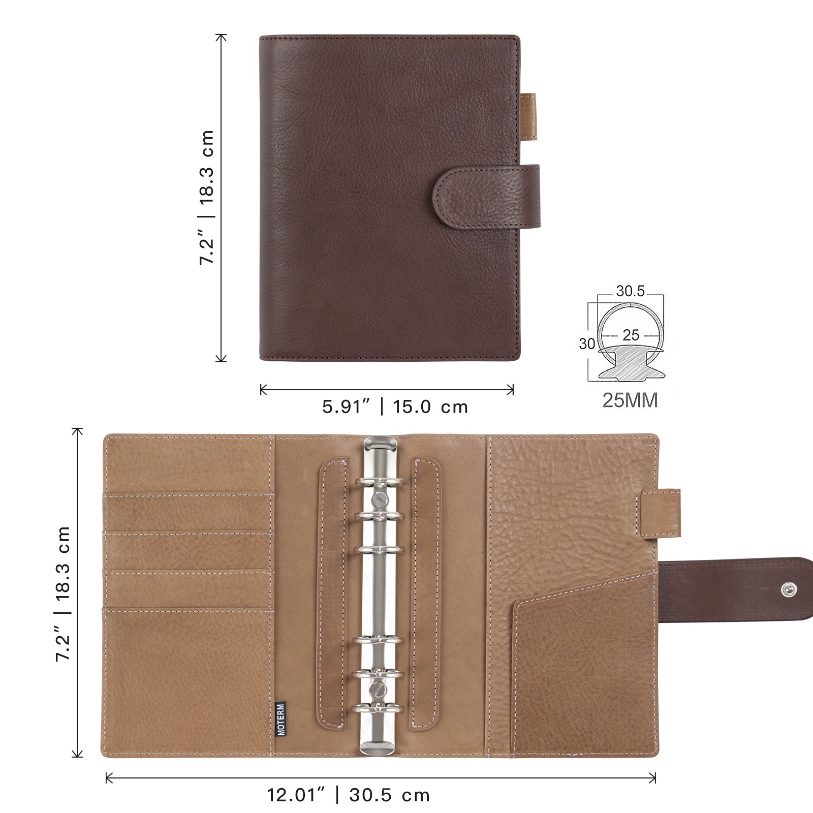 Moterm Franklin Covey 컴팩트 사이즈  - Leatherwork Books 리뷰 및 가격