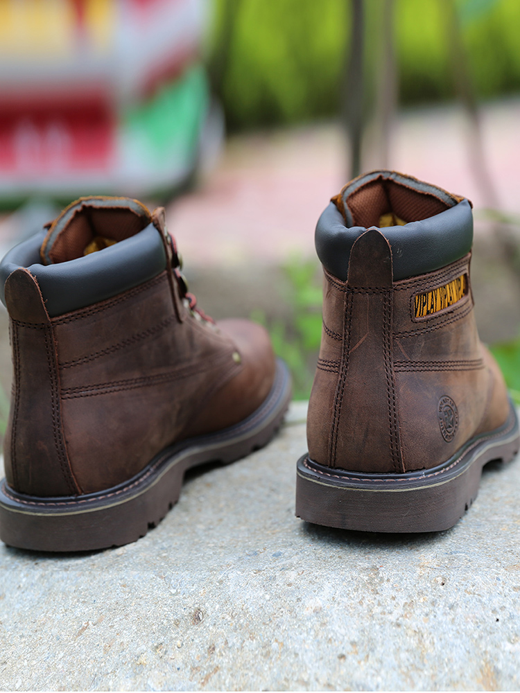 남성용 진짜 가죽 부츠, 클래식 야외 부츠, 캐주얼 신 - Leather Work Western 리뷰 및 가격