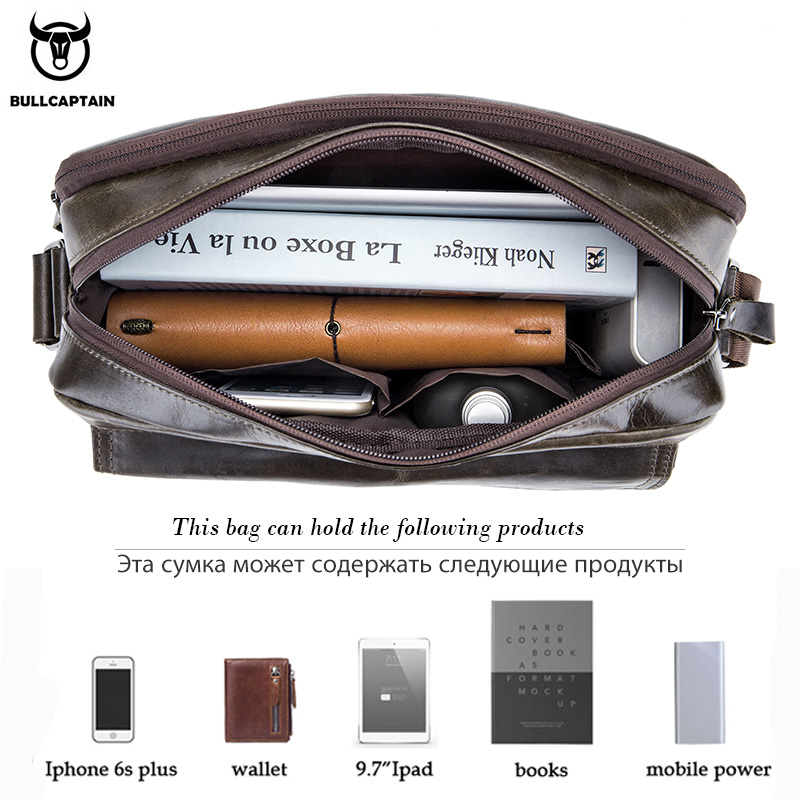 BULLCAPTAIN 정품 가죽 남성용 크로스 바디 백 - Leather Work Bag Mens 리뷰 및 가격