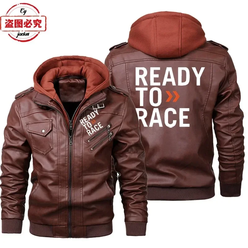 레이싱 준비 완료 로고 프린트 오프로드 인듀어런스 레이 - Leather Work Jacket With Hood 리뷰 및 가격