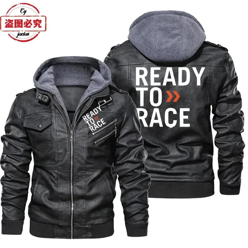 레이싱 준비 완료 로고 프린트 오프로드 인듀어런스 레이 - Leather Work Jacket With Hood 리뷰 및 가격