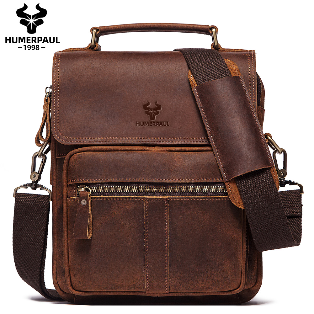 HUMERPAUL 정품 가죽 남성용 숄더 백 럭셔리 작 - Leather Work Bag Mens 리뷰 및 가격