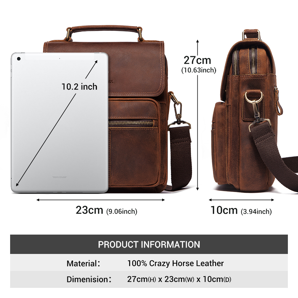 HUMERPAUL 정품 가죽 남성용 숄더 백 럭셔리 작 - Leather Work Bag Mens 리뷰 및 가격