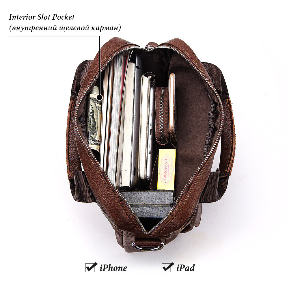 남자를위한 내구성 정품 가죽 가방 작업 야외 여행 남성 - Leather Work Bag Mens 리뷰 및 가격