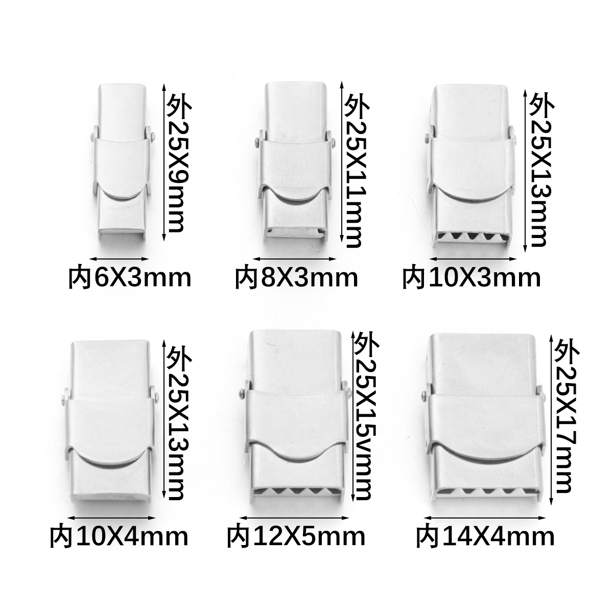 5Pcs 스테인레스 스틸 걸쇠 크림프 후크 가죽 걸쇠  - Leatherwork Beginner 리뷰 및 가격