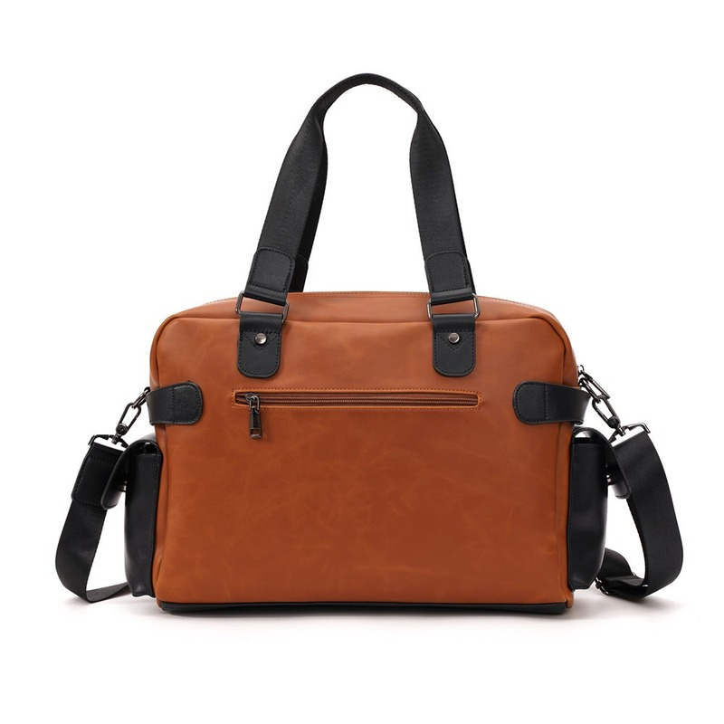 트렌디 남성 숄더백 레트로 럭셔리 크레이지 호스 가죽  - Leather Work Bag Mens 리뷰 및 가격